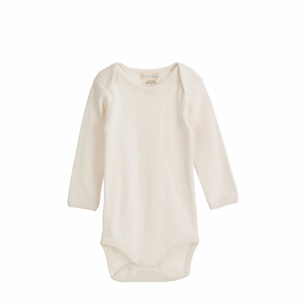 Serendipity - Baby body potentielle fabric rib, offwhite