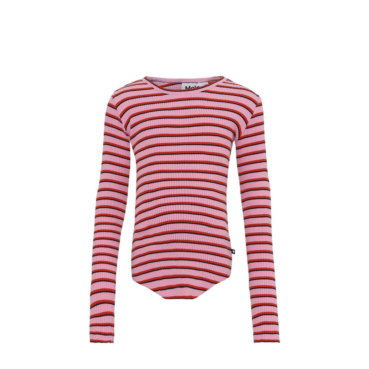 Molo - Bluse - Rochelle, pink red stripe