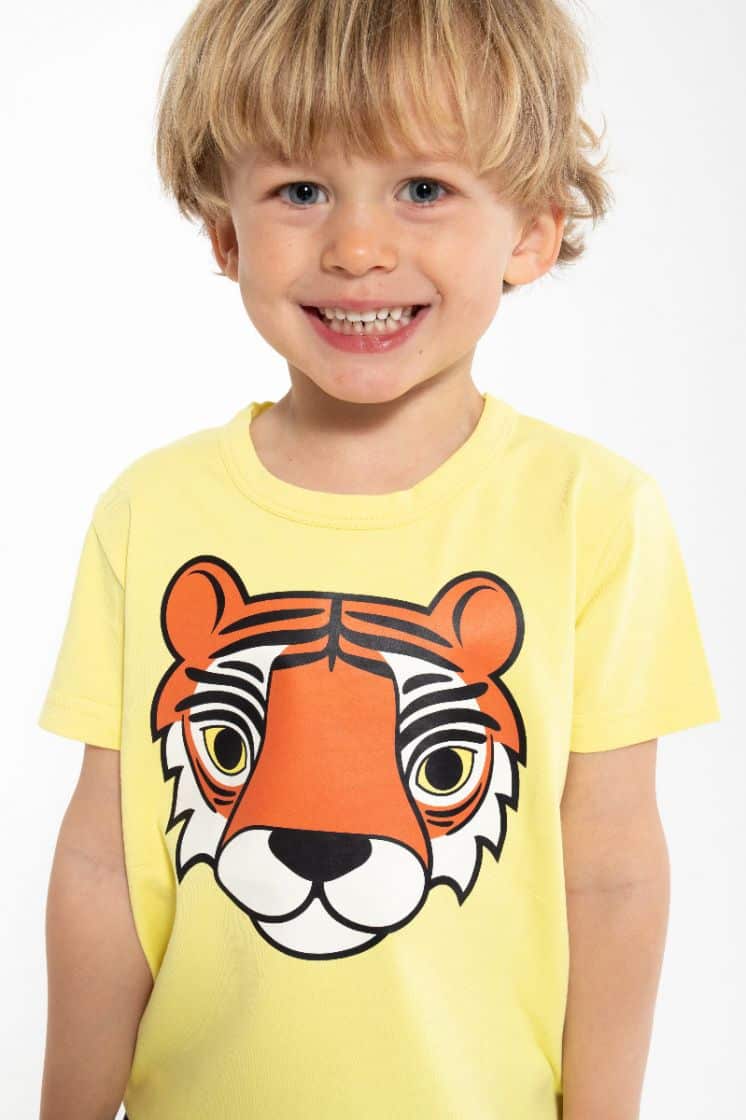 DYR Cph T-shirt Tiger lysegul